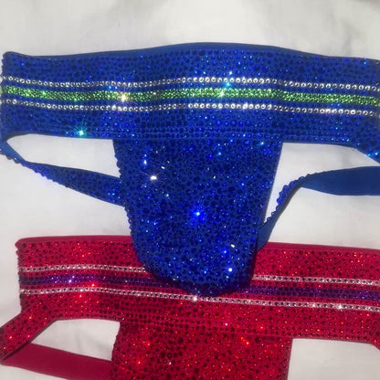 Crystal Jockstrap - Orange